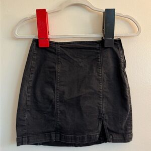 PacSun Charcoal Denim Skirt